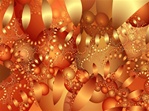 This lively fractal rendered in fall colors has just a hint of celebration, with fractal banners, streamers, and confetti. An autumn festival, harvest celebration, or Thanksgiving dinner, perhaps?