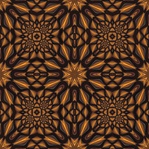 This low-key, monochrome design in brown and gold is made from our Almond Spiral fractal. Tile it for giftwrap, wallpaper, or textile designs.