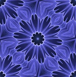 This daisy-like blue floral background pattern was made from our <em>Seed Pearls</em> fractal. Tile it for giftwrap, wallpaper, or fabric or textile designs.